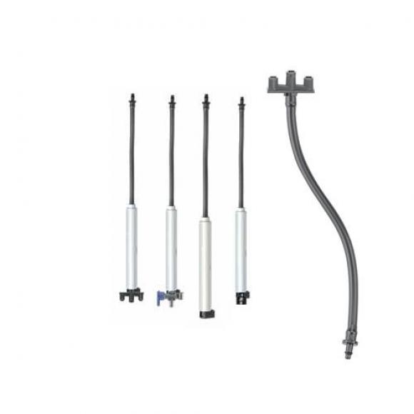 Wężyk 40 cm sztywny+bagnet M+bagnet F 7110