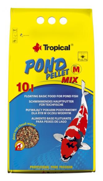 Tropical Pond pellet MIX SIZE M 5L/550g wiaderko