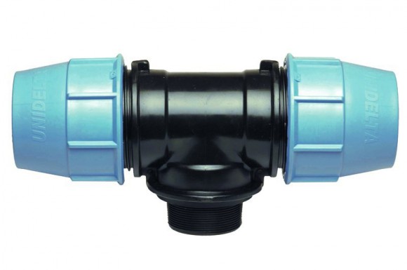 Trójnik Unidelta PE 32x3/4gz x32 złączka do rur do nawadniania
