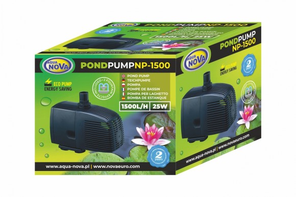 Pompa fontannowa do oczka NP1500 Aqau Nova 1500L/h (1)