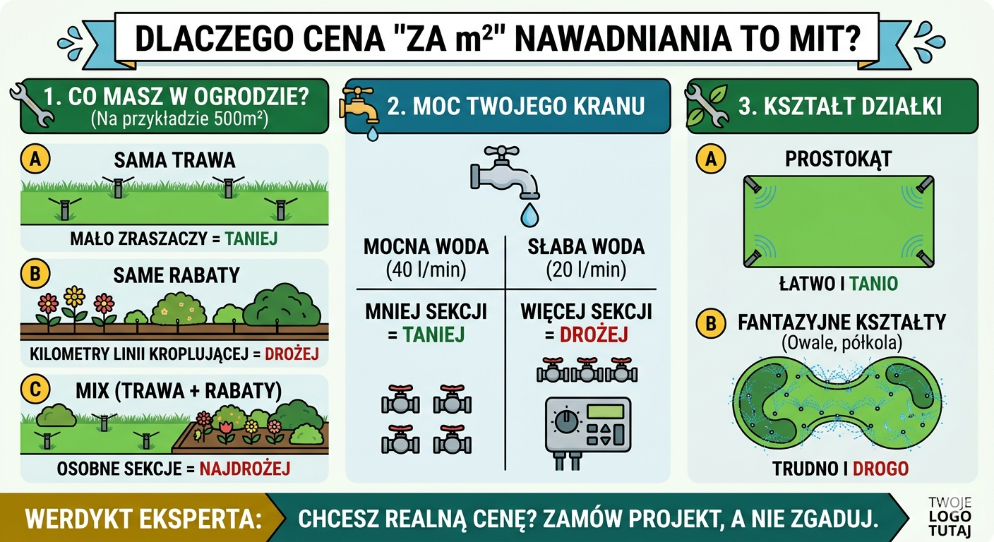 Ile kosztuje system nawadniania w 2026 roku?
