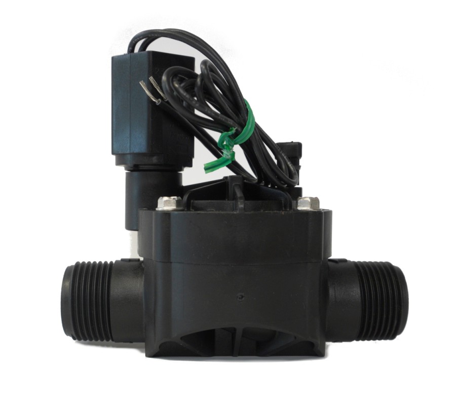 Rain Bird 100-DV-MM 9V Solenoid Valve - 1 Inch Male Thread Plastic Valve For Irrigation Systems