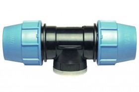 Trójnik Unidelta PE 50x5/4"gw x50 złączka do rur do nawadniania