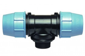 Trójnik Unidelta PE 25x3/4"gz x25 złączka do rur do nawadniania